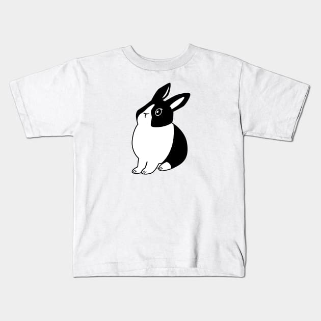 Cute Bunny Rabbit - Adorable Animals Kids T-Shirt by Ebhar